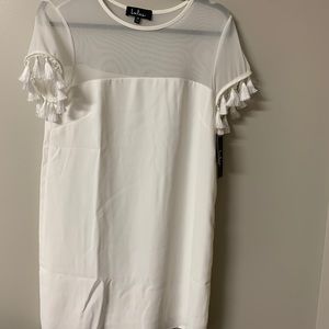 Lulus white mini dress